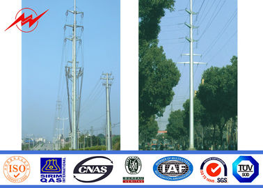 Cina Outdoor Polygonal Q345 Material 30FT Electric Power Pole 1 Section pemasok