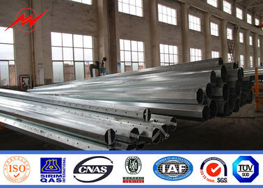 Cina Bitumen 220kv steel pipes Galvanized Steel Pole for overheadline project pemasok