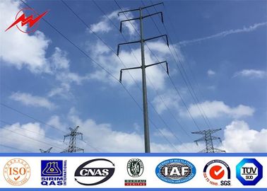 Cina 33kv transmission line electrical power pole steel pole tower pemasok