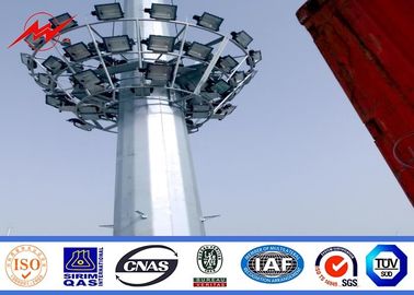 Cina Hot dip galvanized out door high mast pole light for sport center pemasok