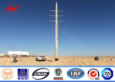 Cina Steel Galvanzied Electric Power Pole for 345KV Transmission Line pemasok