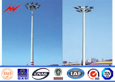 Cina Round Power pole 110KV energy High Mast Pole steel metal Material pemasok