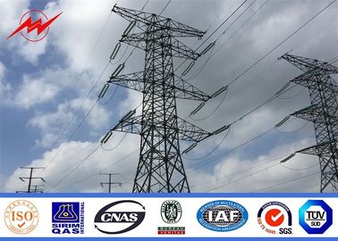 Cina Galvanization Single Circuit Steel Electrical Power Pole For Transmission pemasok