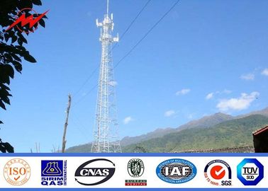 Cina Steel Telecom Cellular Antenna Mono Pole Tower For Communication , ISO 9001 pemasok