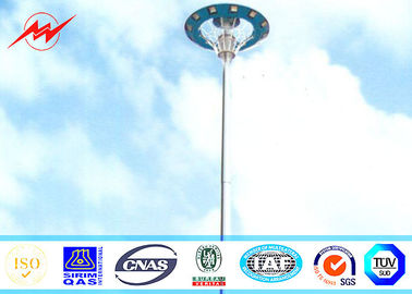 Cina 20M Height HPS Plaza High Mast Tower , Commercial Outdoor Light Poles pemasok