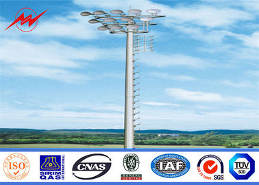 Cina Outdoor 25M Galvanzied High Mast Pole with 6 lights for airport lighting pemasok