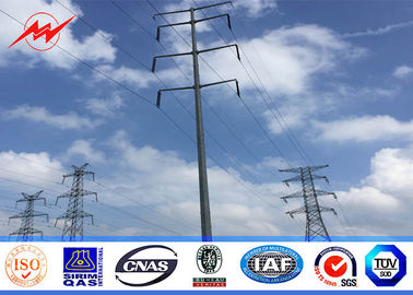 Cina Conical 40ft 138kv Steel Utility Pole for electric transmission distribution line pemasok