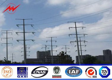 Cina 8M multisided 300kg load 3mm thickness Steel Utility Pole for Pakistan SPA Electricity project pemasok