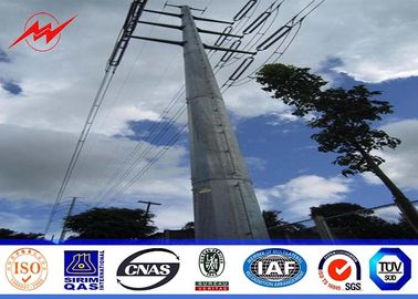 Cina 18M 12.5KN 4mm thickness Steel Utility Pole for overhead transmission line with substational character pemasok