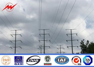 Cina Durable Q235 Conoid Galvanized Steel Transmission Poles For Electricity Distribution  pemasok