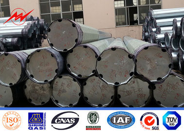 Cina 14m Gr65 Bitumen Burial Turn Steel Utility Pole Tubular Triangular Angular Lattice pemasok
