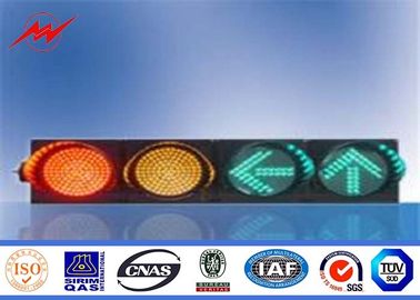 Cina Windproof High Way 4m Steel Traffic Light Signals With Post Controller pemasok
