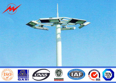 Cina Octagonal Stadium Football High Mast Tower Light Pole Custom 30M For Seaport pemasok