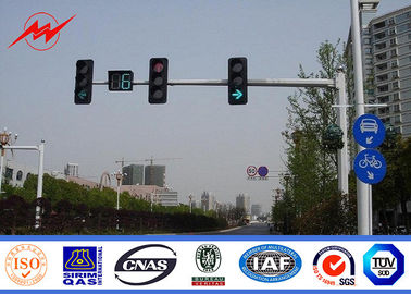 Cina Custom Roadway 3m / 4m / 6m Galvanized Highway Light Pole 20 Years Warranty pemasok