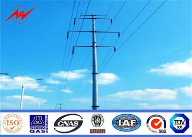 Cina 33kv Octagonal Electrical Power Pole As Steel Transmission Poles pemasok