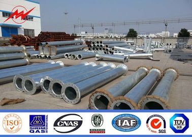 Cina 9m 11m Steel Poles Galvanized Steel Pole with bitumen pemasok