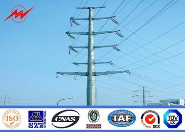 Cina 33kv 10m Transmission Line Electrical Power Pole For Steel Pole Tower pemasok