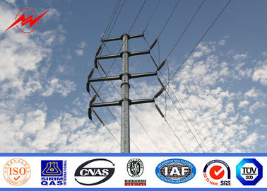 Cina 9m Electrical Street Lamp Pole Powerful Distribution Line Electric Power Pole pemasok