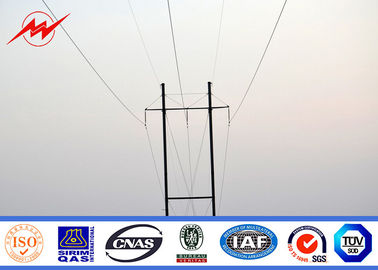 Cina 33kv Transmission Line Galvanised Steel Poles For Power Distribution ISO Approval pemasok