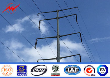 Cina 132 Kv Power Distribution Transmission Line Poles Hot Dip Galvanized For Overhead pemasok