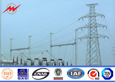 Cina BV Certification 20M Galvanized Steel Pole Steel Power Poles For Power Transmission pemasok