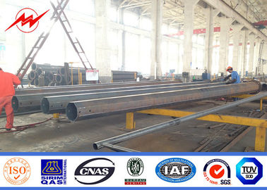 Cina Double Circuit Electrical Power Steel Transmission Pole For Electricity Distribution pemasok