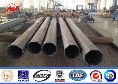 Cina 11m 15m 20m Galvanized Steel Pole dengan Lebih dari 20 Tahun Kehidupan pemasok