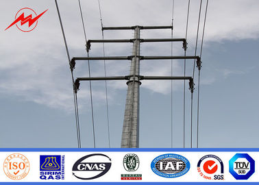 Cina EN10149 S500MC High Power Steel Utility Pole For Electrical Transmission , 5-80m Height pemasok