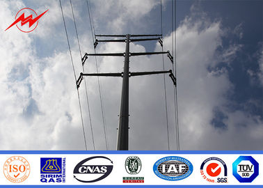 Cina 12m 850Dan Steel Electrical Power Pole For Distribution Line Project pemasok