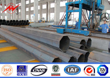 Cina Metal tubular Hot dip Galvanized Steel Pole taper or polygonal Shape pemasok