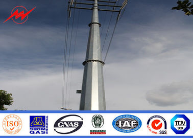Cina 10kv ~ 550kv Electrical Steel Utility Pole For Power Distribution Line Project pemasok