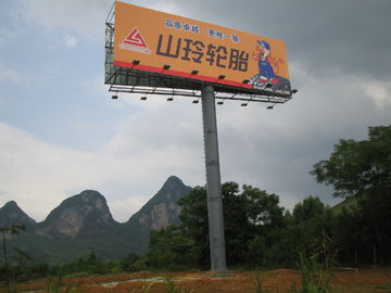 Cina Baja galvanis Multi Color Roadside Outdoor Billboard Advertising setinggi 3M pemasok