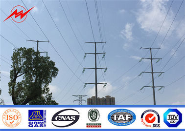 Cina Electric Lattice Masts Steel Pole For Asia Countries Power Transmission Angle Tubular Tower pemasok