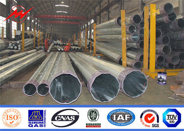 Cina 7-12M Batang baja listrik dengan panas dip galvanis untuk jalur distribusi pemasok