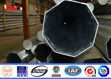 Cina 15m Hot Dip Galvanized Steel Tubular Listrik Power Pole Dengan Bahan ASTM A123 pemasok