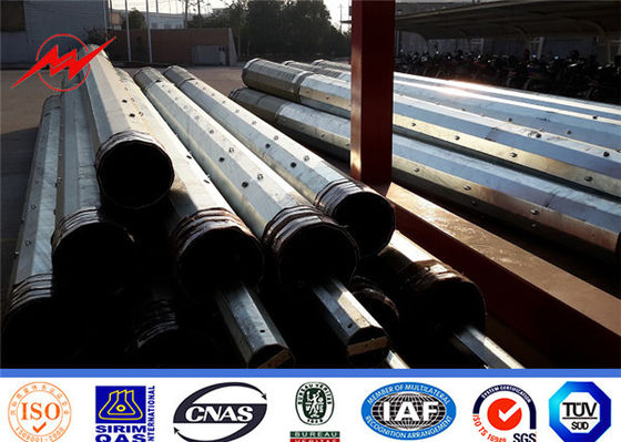 Cina Q345 220kv Steel Tubular Tiang Listrik 15 Tahun Garansi pemasok