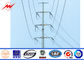 Conical Gr65 Material 22m Electric Power Pole 2 Sections for 110KV Power Distribution pemasok