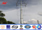 Steel Electric Poles / Eleactrical Power Pole With Cable pemasok