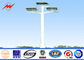 Solar power energy High Mast Pole with fittings and lift system for seaport lighting pemasok