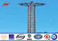 Solar power energy High Mast Pole with fittings and lift system for seaport lighting pemasok