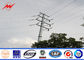 10m Q345 hot dip galvanized electrical power pole for transmission line pemasok