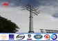 20m Q345 bitumen electrical power pole for electrical transmission pemasok