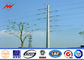 High voltage steel pole 90ft Galvanized Steel Pole for power transmission pemasok