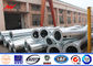 Park 6m Powder Coating Galvanized Steel Pole One Section with Cross Arm pemasok