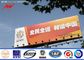 10mm Commercial Digital Steel structure Outdoor Billboard Advertising P16 With LED Screen pemasok