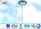 S355JR Polygonal 25m Galvanized Sports Light Poles With Electric Rasing System pemasok