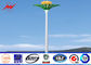 20M Height HPS Plaza High Mast Tower , Commercial Outdoor Light Poles pemasok