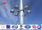 Galvanized 30M High Mast Pole with winch for Parking Lot Lighting pemasok
