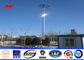 30M 12 lights High Mast Pole with 300kg rasing system for football field pemasok