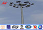 Airport 30M HDG High Mast Pole with double lantern panel for 100 square meters stadium lighting pemasok